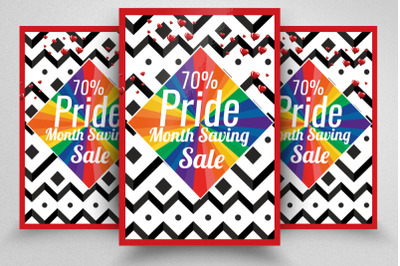 LGBT Pride Month Sale Offer Flyer