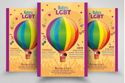 LGBT Pride Event Flyer Template