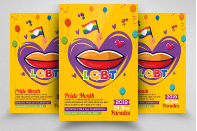 LGBT Pride Flyer / Poster Template