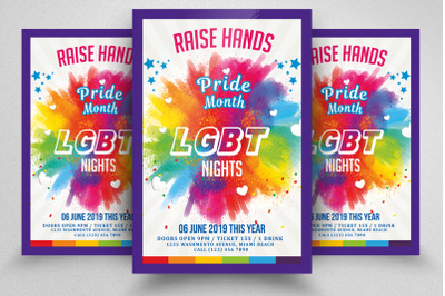 LGBT Pride Event Flyer Template