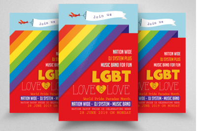 LGBT Pride Celebration Flyer