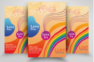 LGBT Pride Month Celebration Flyer