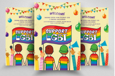 LGBT Nation Pride Flyer / Poster