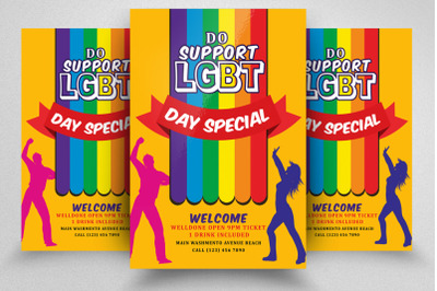 LGBT Pride Event Flyer Template