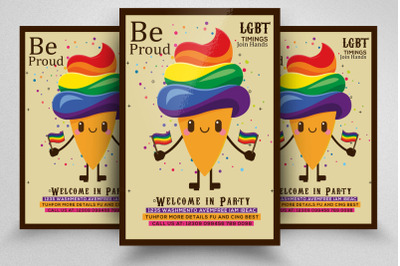 LGBT Pride Flyer Template