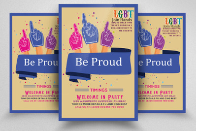 LGBT Pride Flyer Template