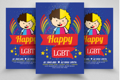 Happy LGBT Pride Flyer