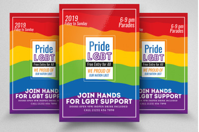 LGBT Pride Event Flyer Template