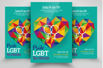 LGBT Pride Flyer Template