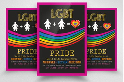 LGBT Pride Flyer Template