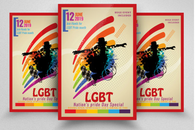 LGBT Pride Event Flyer Template