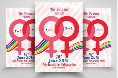 LGBT Pride Event Flyer Template