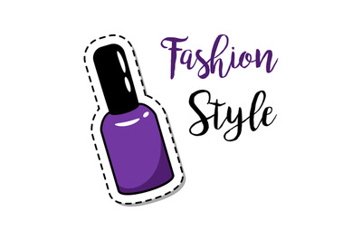 Fashion patch element nail polish