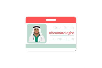 Rheumatologist medical specialist badge