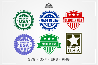 Made In USA Stamp Svg Design