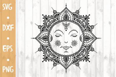 Mandala sun&nbsp;SVG CUT FILE