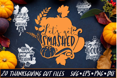 Thanksgiving SVG Files Bundle