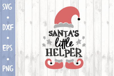 Elph with christmas phrase SVG CUT FILE
