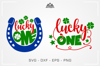 Lucky One_ St.Patricks Day Svg Design