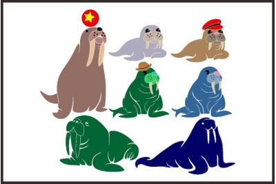 Walrus Svg Design