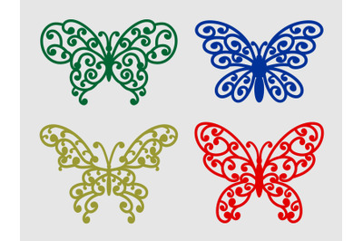 Butterfly Floral Svg Design