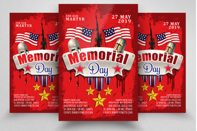 Memorial Day Event Flyer