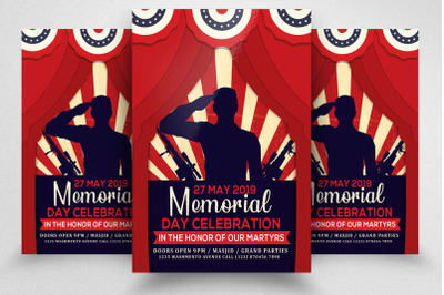 Memorial Day Celebration Flyer/Poster