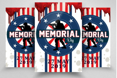 Memorial Day Event Flyer&2F;Poster