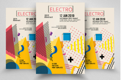 Electro Abstract Flyer/Poster