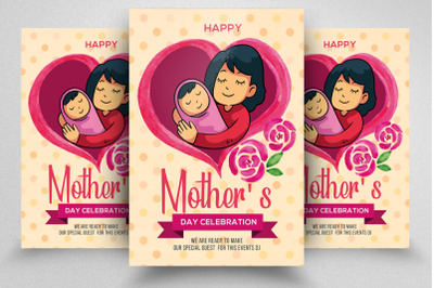 Mothers Day Event Flyer template