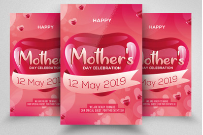 Happy Mother Celebration Day Flyer