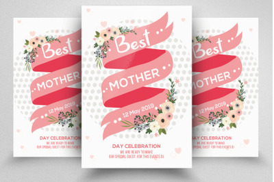 Mothers Day festival Flyer template