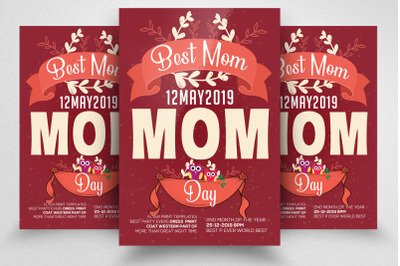 Best Mom&#039;s Day Flyer/Poster Template