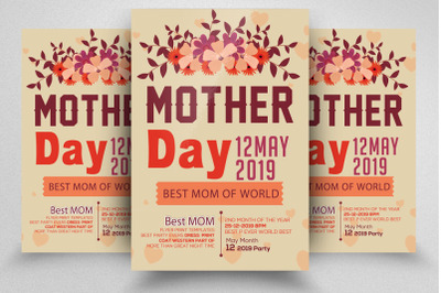 Mothers Day Flyer Print Template