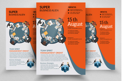 Business Recruitment Flyer template