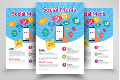 Social Media Marketing Flyer Template