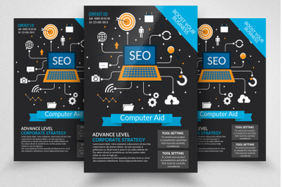 SEO Services Flyer Template