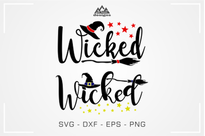 Wicked_Halloween_Witch Svg Design