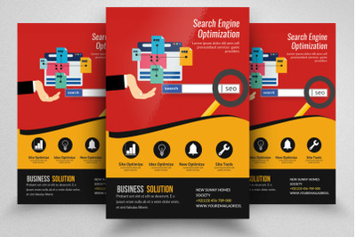 Search Engine Optimization Flyer Template