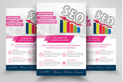 SEO Marketing Flyer / Poster Template