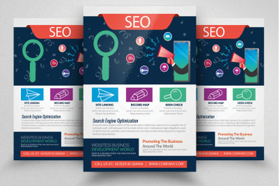 SEO Services Flyer Template