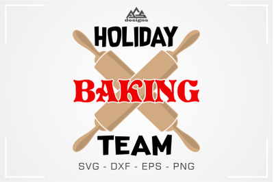 Holiday Baking Team Svg Design