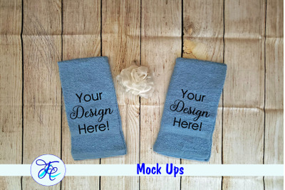 Bathroom Towels Mock Ups