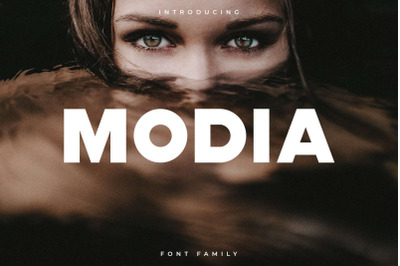 Modia Font Family - Sans Serif