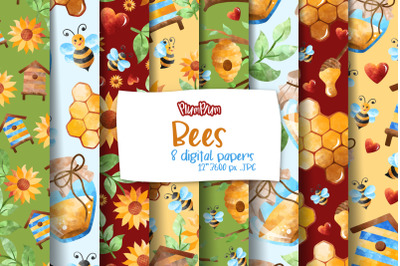 Bees Digital Papers
