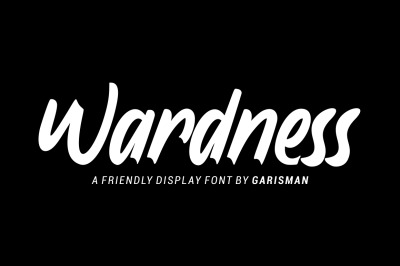 Wardness - Display Font
