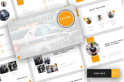 Kriing - Security Google Slides Template