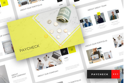 Paycheck - Finance PowerPoint Template