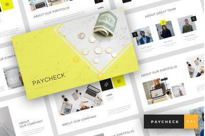 Paycheck - Finance Google Slides Template