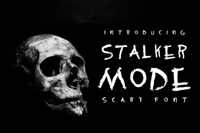 Stalker mode - Scary font